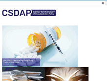 Tablet Screenshot of csdap.org